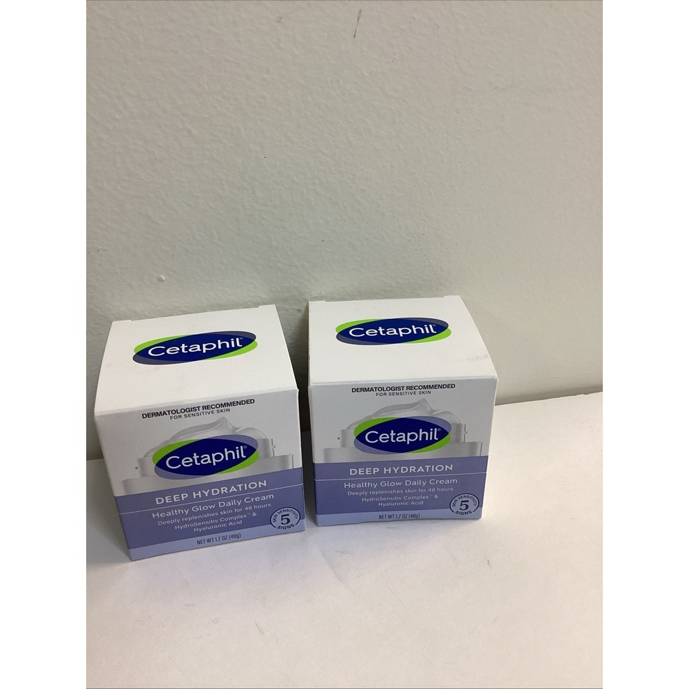 Cetaphil Deep Hydration Healthy Glow Daily Cream W/ Hyaluronic Acid 1.7 Oz - Picture 2 of 16